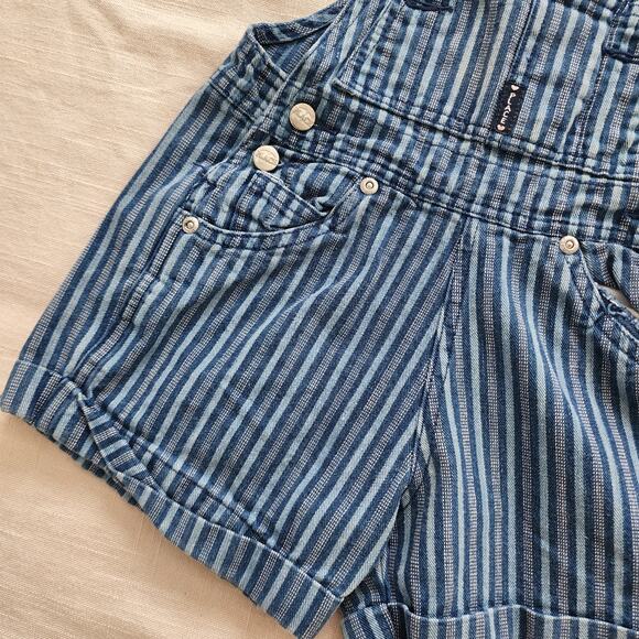 Vintage Striped Bubble Shortalls 3t - Picture 3 of 7